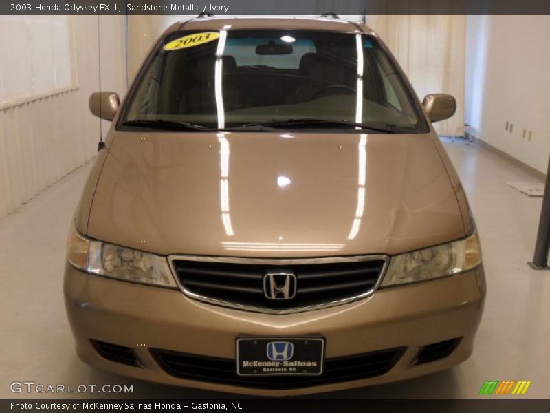 Sandstone Metallic / Ivory 2003 Honda Odyssey EX-L