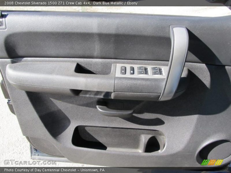 Dark Blue Metallic / Ebony 2008 Chevrolet Silverado 1500 Z71 Crew Cab 4x4