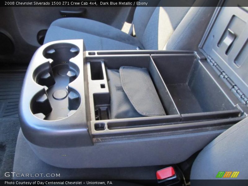 Dark Blue Metallic / Ebony 2008 Chevrolet Silverado 1500 Z71 Crew Cab 4x4