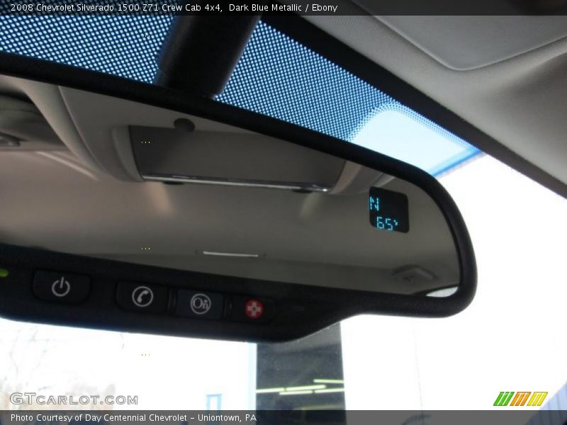 Dark Blue Metallic / Ebony 2008 Chevrolet Silverado 1500 Z71 Crew Cab 4x4
