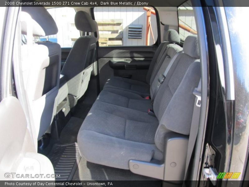 Dark Blue Metallic / Ebony 2008 Chevrolet Silverado 1500 Z71 Crew Cab 4x4