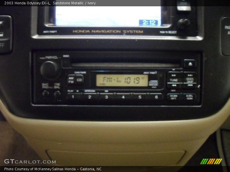 Sandstone Metallic / Ivory 2003 Honda Odyssey EX-L