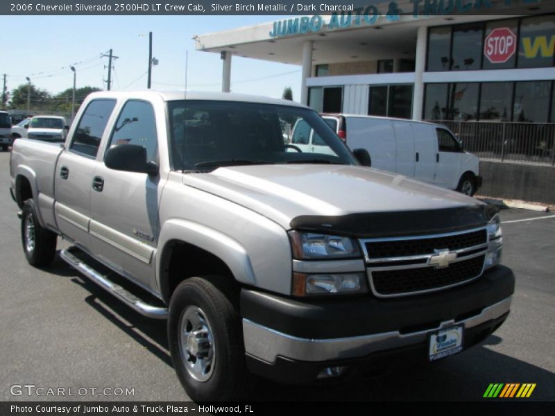 Silver Birch Metallic / Dark Charcoal 2006 Chevrolet Silverado 2500HD LT Crew Cab