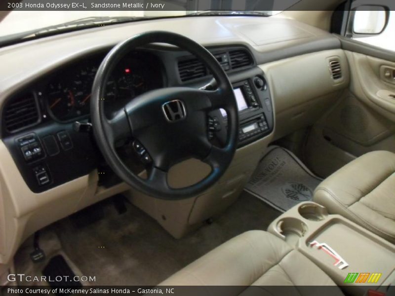 Ivory Interior - 2003 Odyssey EX-L 