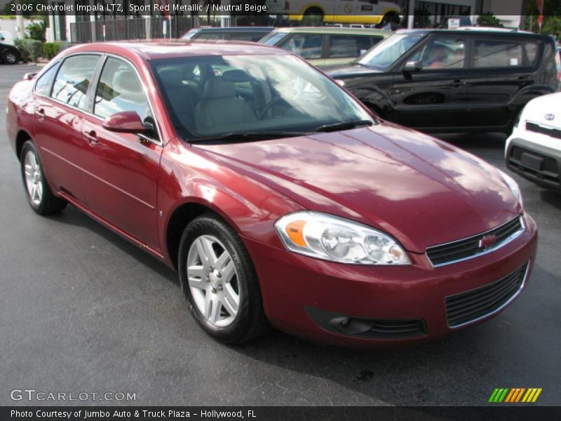 Sport Red Metallic / Neutral Beige 2006 Chevrolet Impala LTZ