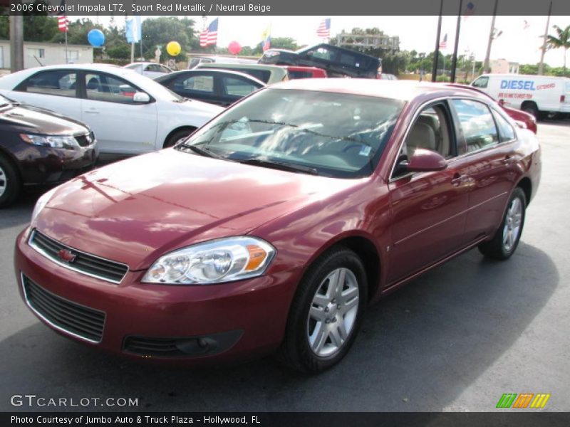 Sport Red Metallic / Neutral Beige 2006 Chevrolet Impala LTZ