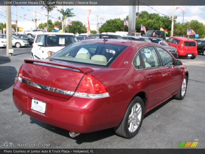 Sport Red Metallic / Neutral Beige 2006 Chevrolet Impala LTZ