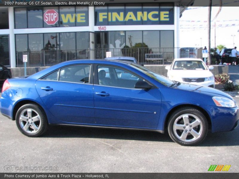 Electric Blue Metallic / Ebony 2007 Pontiac G6 GT Sedan