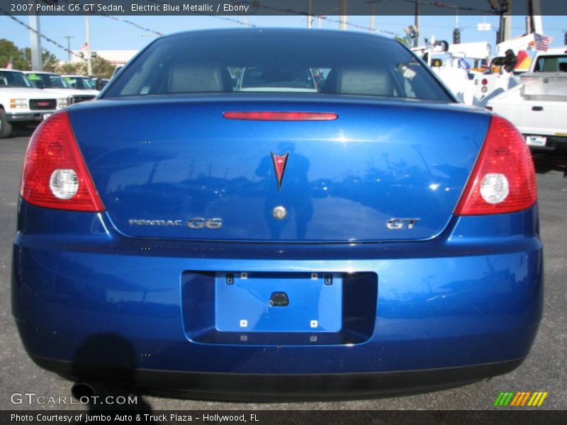 Electric Blue Metallic / Ebony 2007 Pontiac G6 GT Sedan