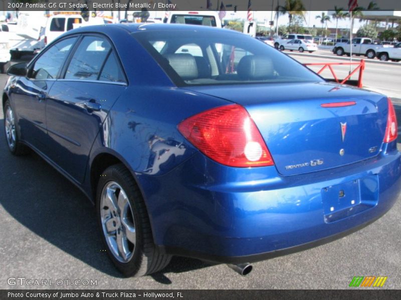 Electric Blue Metallic / Ebony 2007 Pontiac G6 GT Sedan