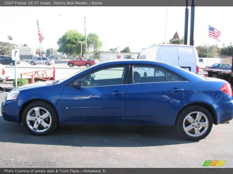 Electric Blue Metallic / Ebony 2007 Pontiac G6 GT Sedan