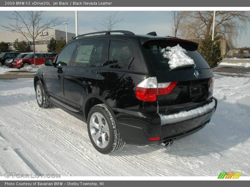 Jet Black / Black Nevada Leather 2009 BMW X3 xDrive30i
