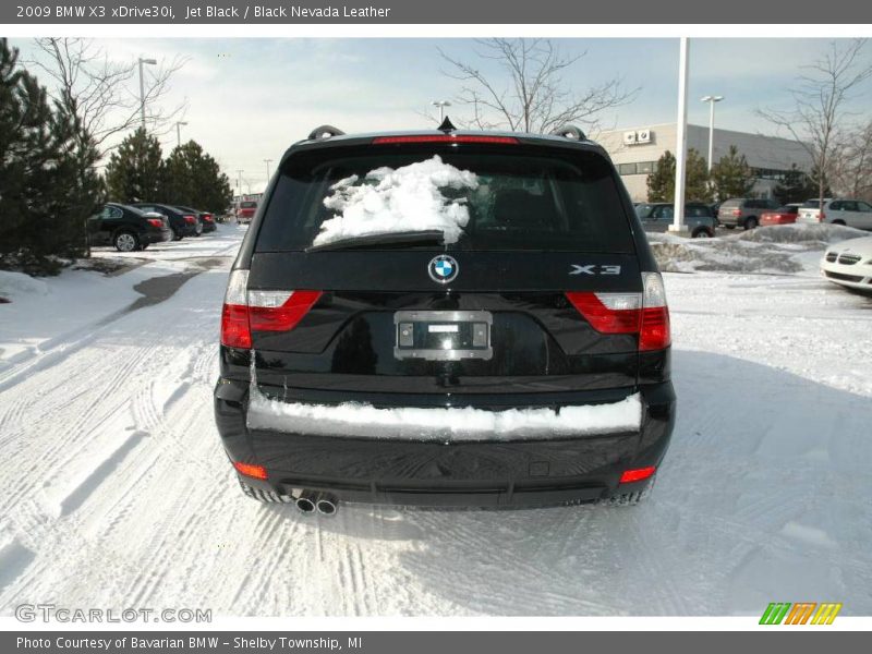 Jet Black / Black Nevada Leather 2009 BMW X3 xDrive30i
