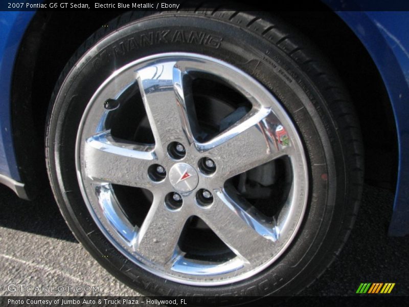 Electric Blue Metallic / Ebony 2007 Pontiac G6 GT Sedan