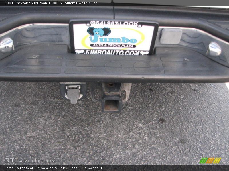 Summit White / Tan 2001 Chevrolet Suburban 1500 LS