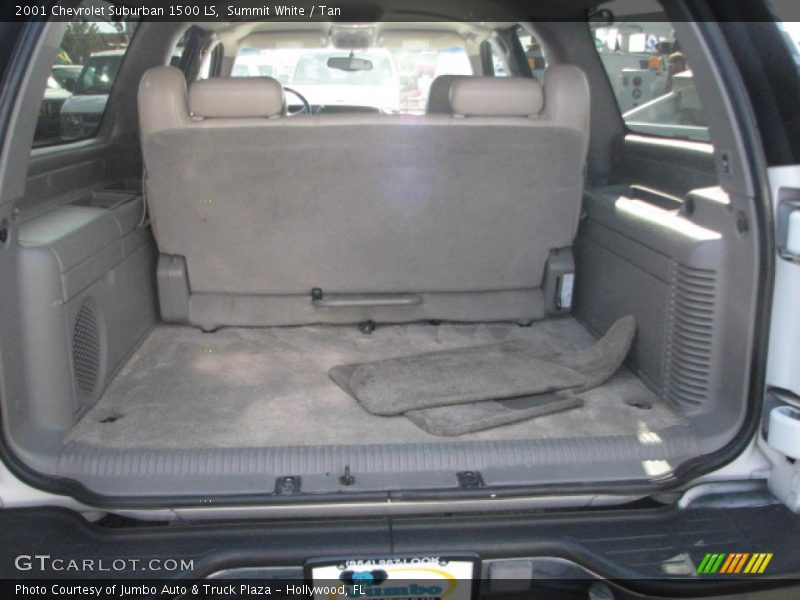 Summit White / Tan 2001 Chevrolet Suburban 1500 LS