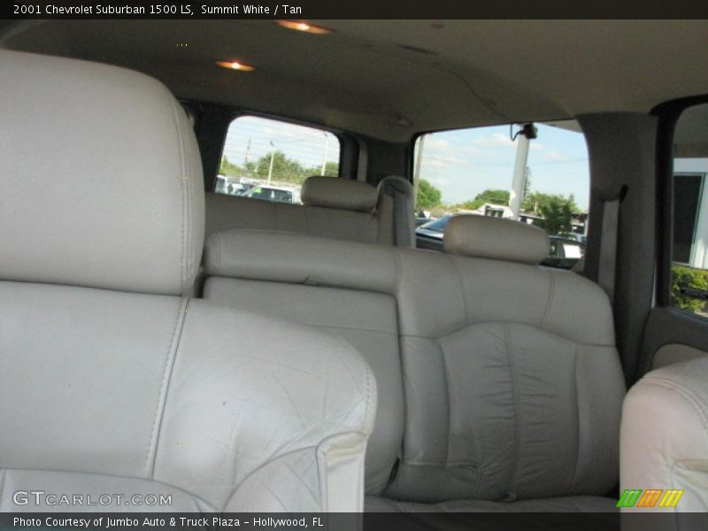 Summit White / Tan 2001 Chevrolet Suburban 1500 LS