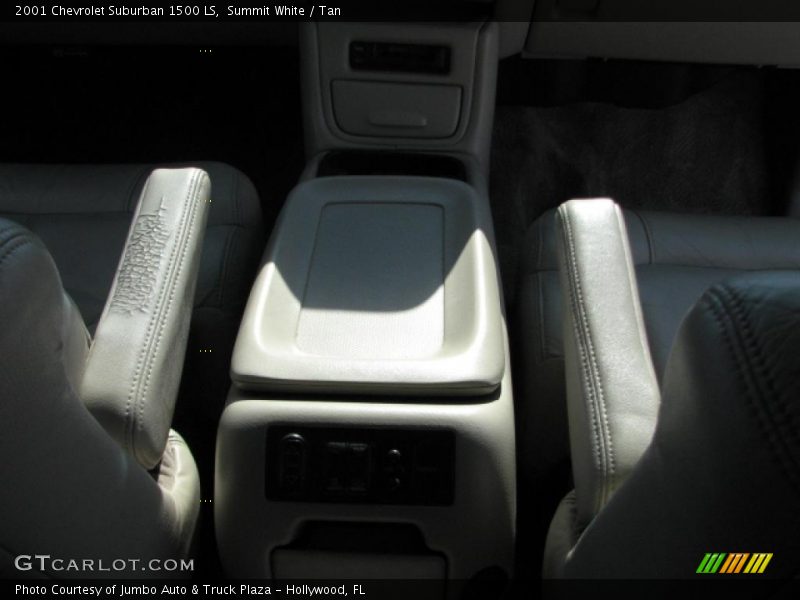 Summit White / Tan 2001 Chevrolet Suburban 1500 LS
