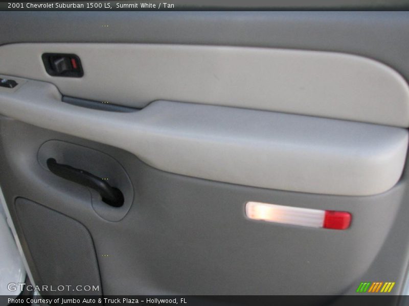 Summit White / Tan 2001 Chevrolet Suburban 1500 LS