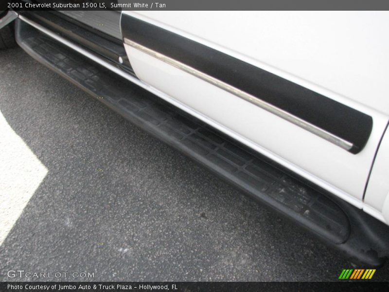Summit White / Tan 2001 Chevrolet Suburban 1500 LS