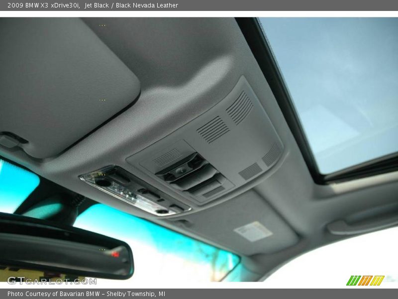 Jet Black / Black Nevada Leather 2009 BMW X3 xDrive30i