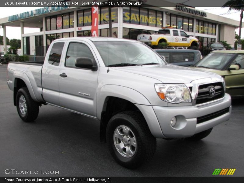 Silver Streak Mica / Graphite Gray 2006 Toyota Tacoma V6 Access Cab 4x4
