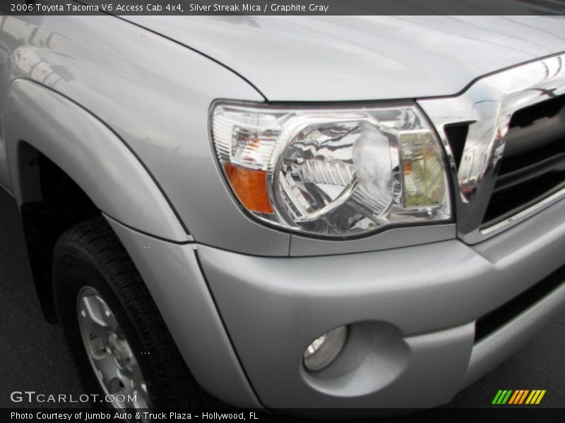 Silver Streak Mica / Graphite Gray 2006 Toyota Tacoma V6 Access Cab 4x4
