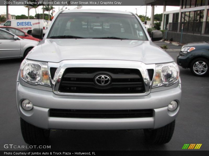 Silver Streak Mica / Graphite Gray 2006 Toyota Tacoma V6 Access Cab 4x4