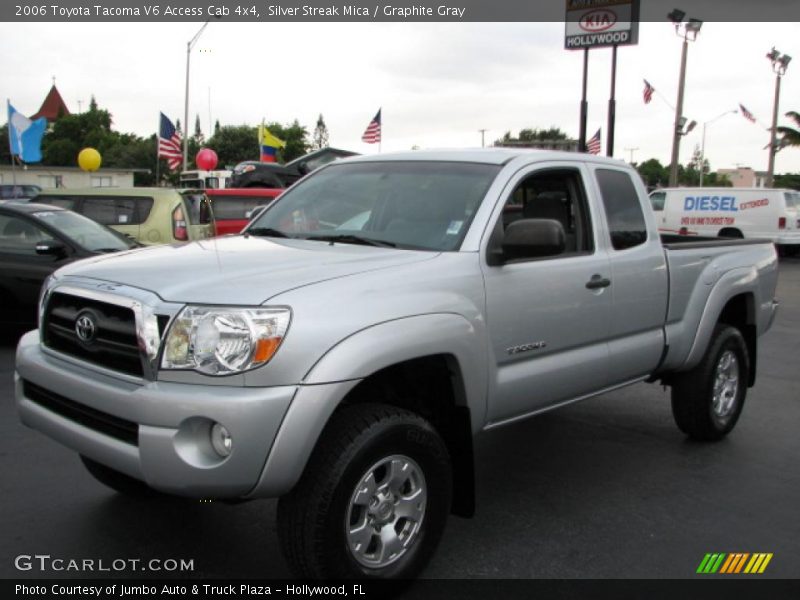 Silver Streak Mica / Graphite Gray 2006 Toyota Tacoma V6 Access Cab 4x4