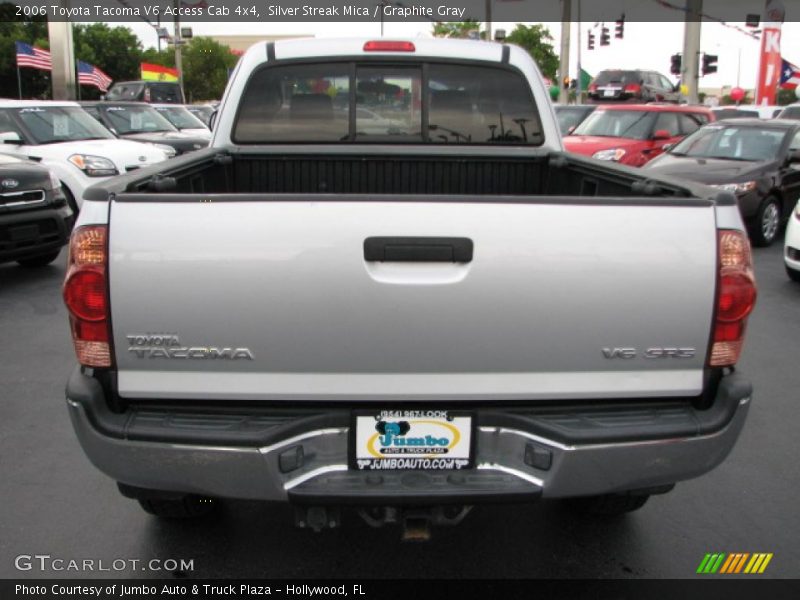 Silver Streak Mica / Graphite Gray 2006 Toyota Tacoma V6 Access Cab 4x4