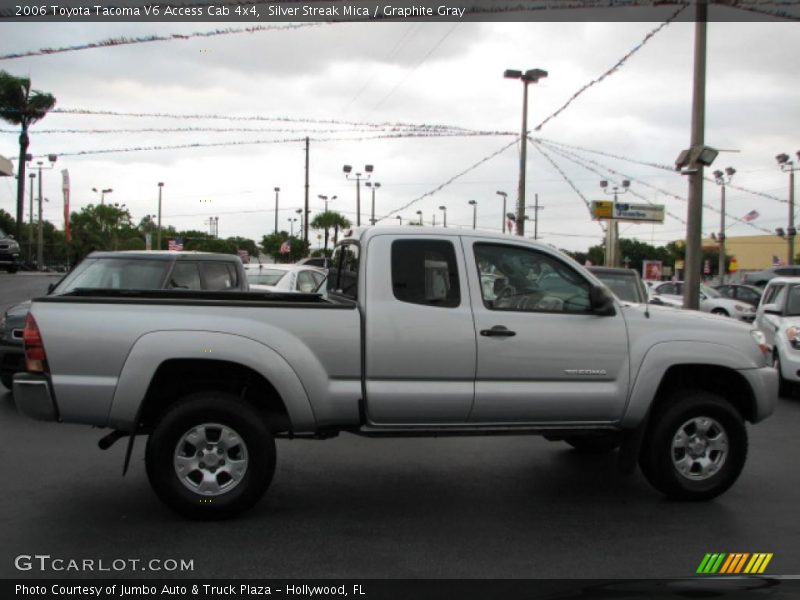 Silver Streak Mica / Graphite Gray 2006 Toyota Tacoma V6 Access Cab 4x4
