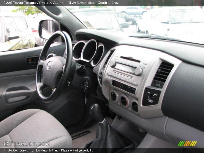 Silver Streak Mica / Graphite Gray 2006 Toyota Tacoma V6 Access Cab 4x4