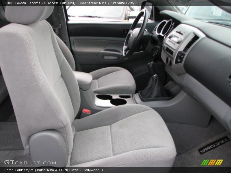 Silver Streak Mica / Graphite Gray 2006 Toyota Tacoma V6 Access Cab 4x4