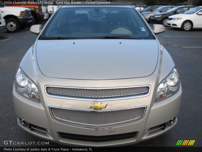 Gold Mist Metallic / Cocoa/Cashmere 2009 Chevrolet Malibu LTZ Sedan