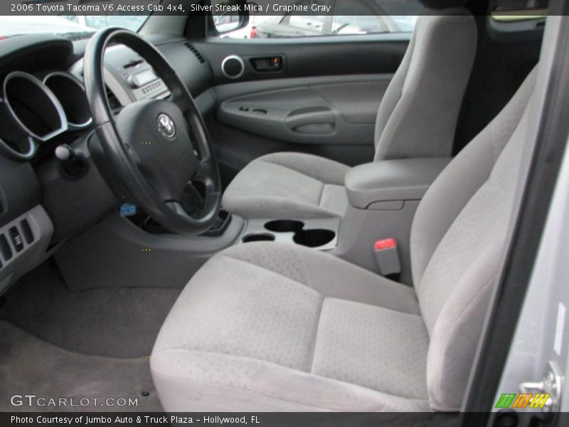 Silver Streak Mica / Graphite Gray 2006 Toyota Tacoma V6 Access Cab 4x4