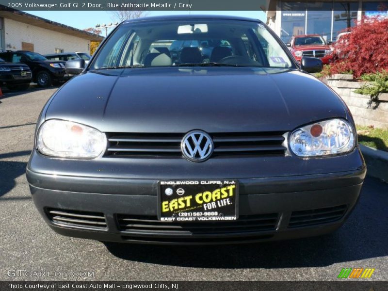 Blue Anthracite Metallic / Gray 2005 Volkswagen Golf GL 2 Door