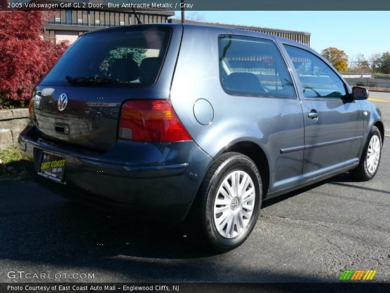 Blue Anthracite Metallic / Gray 2005 Volkswagen Golf GL 2 Door
