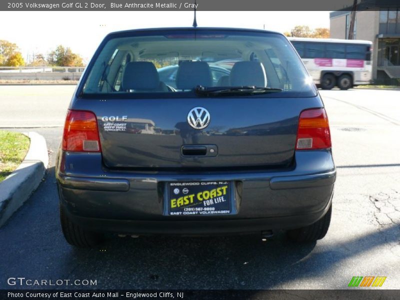 Blue Anthracite Metallic / Gray 2005 Volkswagen Golf GL 2 Door