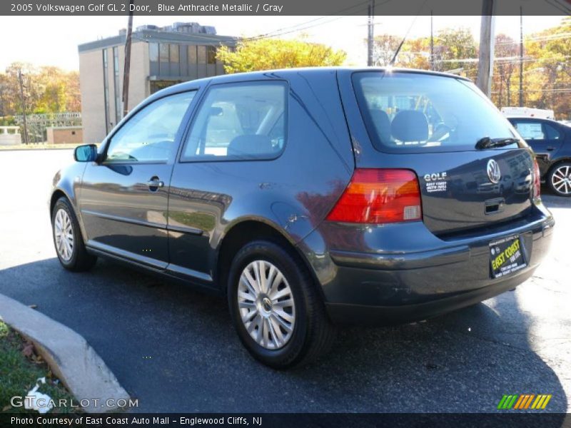 Blue Anthracite Metallic / Gray 2005 Volkswagen Golf GL 2 Door