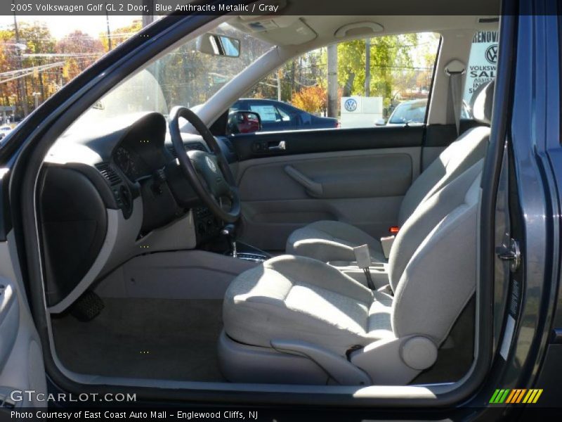 Blue Anthracite Metallic / Gray 2005 Volkswagen Golf GL 2 Door
