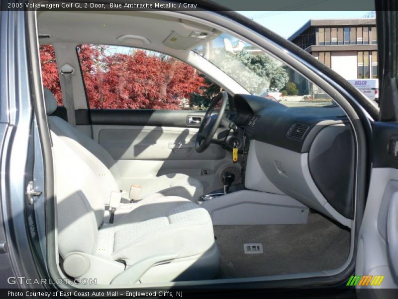 Blue Anthracite Metallic / Gray 2005 Volkswagen Golf GL 2 Door