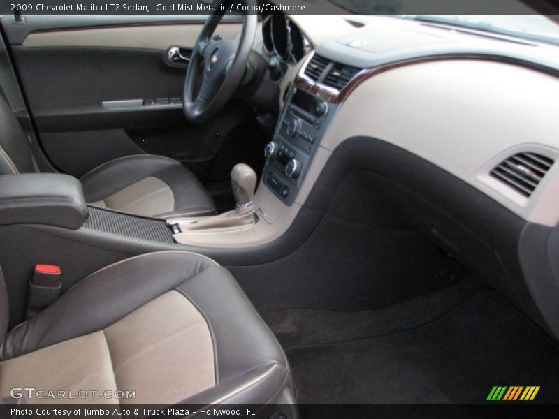 Gold Mist Metallic / Cocoa/Cashmere 2009 Chevrolet Malibu LTZ Sedan