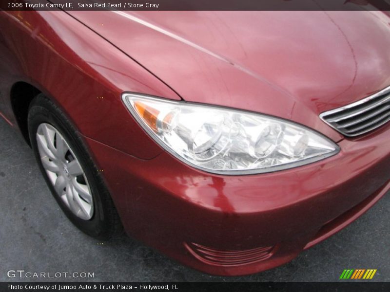 Salsa Red Pearl / Stone Gray 2006 Toyota Camry LE