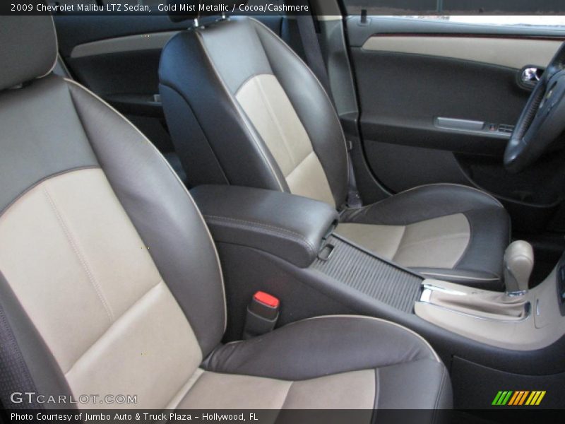 Gold Mist Metallic / Cocoa/Cashmere 2009 Chevrolet Malibu LTZ Sedan