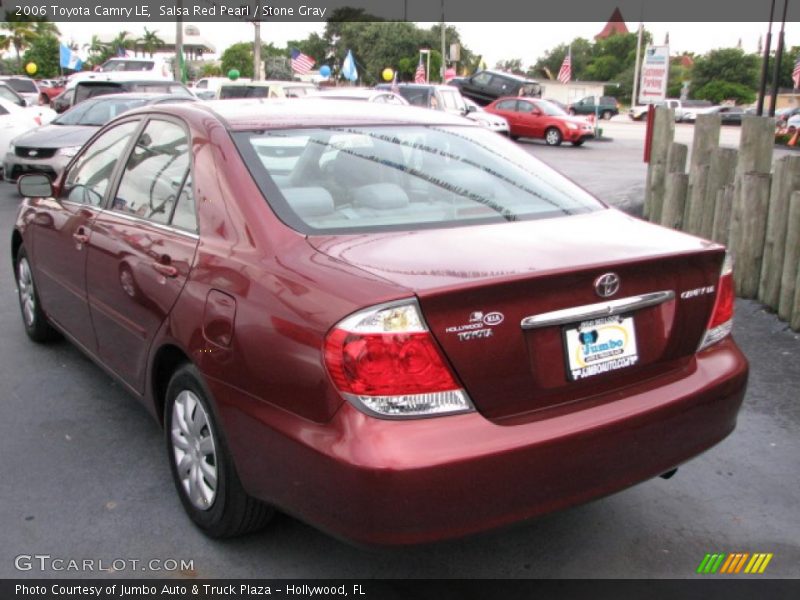 Salsa Red Pearl / Stone Gray 2006 Toyota Camry LE