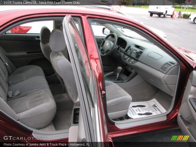 Salsa Red Pearl / Stone Gray 2006 Toyota Camry LE