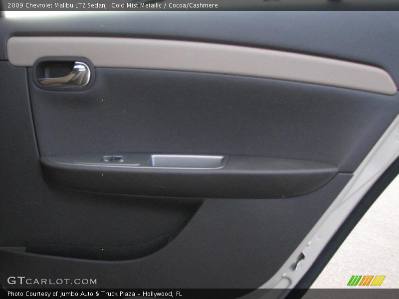 Gold Mist Metallic / Cocoa/Cashmere 2009 Chevrolet Malibu LTZ Sedan