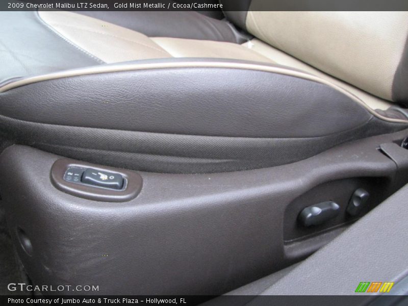 Gold Mist Metallic / Cocoa/Cashmere 2009 Chevrolet Malibu LTZ Sedan