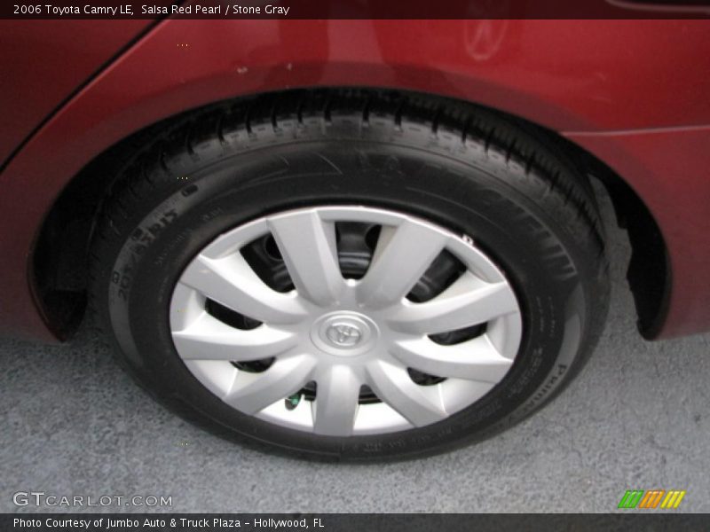 Salsa Red Pearl / Stone Gray 2006 Toyota Camry LE