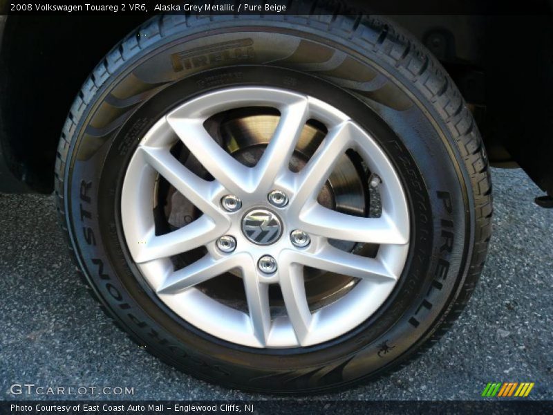 Alaska Grey Metallic / Pure Beige 2008 Volkswagen Touareg 2 VR6